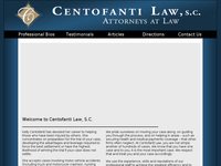 KELLY CENTOFANTI website screenshot