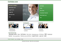 FREDERICK CERIO website screenshot