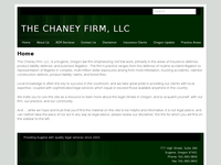 JAMES CHANEY website screenshot