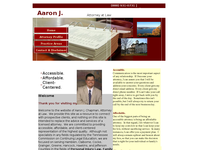 AARON CHAPMAN website screenshot