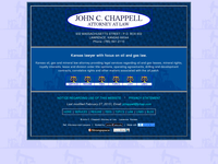 JOHN CHAPPEL website screenshot