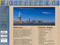 CHARLES GRUEN website screenshot