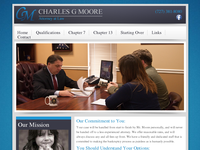 CHARLES MOORE website screenshot