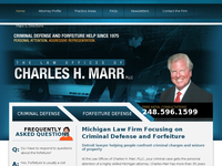 CHARLES MARR website screenshot