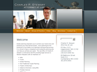 CHARLES STEWART website screenshot