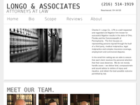 CHARLES LONGO website screenshot