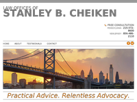 STANLEY CHEIKEN website screenshot