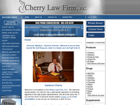 CAMERON CHERRY website screenshot