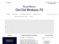 CHET WEINBAUM website screenshot