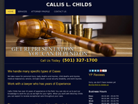 CALLIS CHILDS website screenshot
