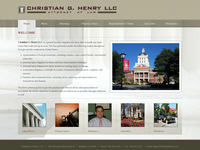 CHRISTIAN HENRY website screenshot