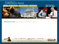 CHRISTIAN FRANZ website screenshot