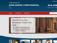 JOHN ADAMS CHRISTIANSEN website screenshot
