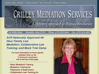 CHRISTINE CRILLEY website screenshot