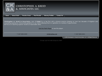 CHRISTOPHER KREID website screenshot