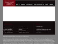 CHRISTOPHER STANLEY website screenshot