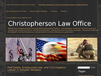 KIM CHRISTOPHERSON website screenshot