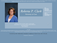 ROBERTA CLARK website screenshot