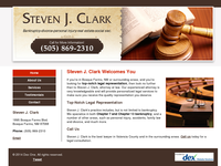 STEVEN CLARK website screenshot