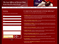 STEVEN CLARY website screenshot