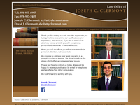 JOSEPH CLERMONT website screenshot