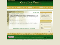 J CLINE III website screenshot