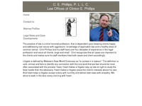 CLINT PHILLIPS website screenshot