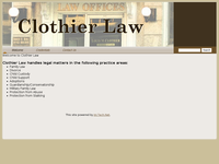 LOUIS CLOTHIER website screenshot