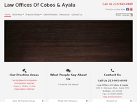 JOHN AYALA website screenshot