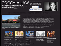 PATRICIA COCCHIA website screenshot