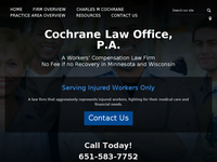 CHUCK COCHRANE website screenshot