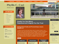 PHYLLIS COCI website screenshot