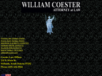 WILLIAM COESTER website screenshot