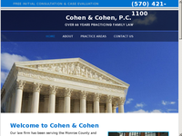 MAXWELL COHEN website screenshot