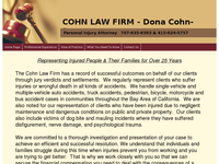 DONA COHN-PAYNE website screenshot
