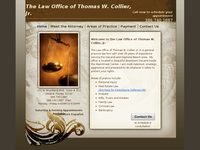 THOMAS COLLIER website screenshot