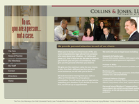 H CLAY COLLINS website screenshot