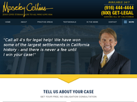 MOSELEY COLLINS III website screenshot
