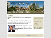 THOMAS COLLINS website screenshot