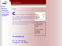 DARYL COLSON website screenshot