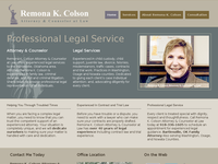 REMONA COLSON website screenshot