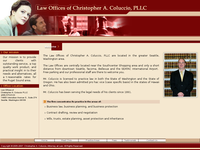 CHRISTOPHER COLUCCIO website screenshot