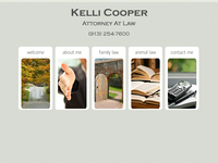 KELLI COOPER website screenshot