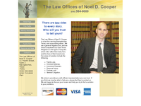 NOEL COOPER website screenshot