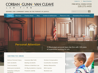 W CORBAN GUNN website screenshot