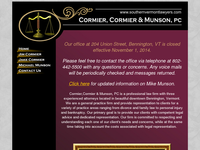 JAMES CORMIER JR website screenshot