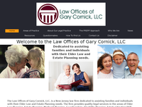 GARY CORNICK website screenshot