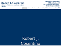 ROBERT COSENTINO website screenshot