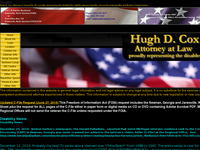 HUGH COX website screenshot