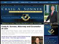 CRAIG SONNER website screenshot